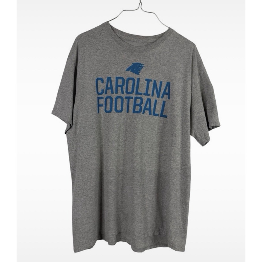 NFL Team Apparel Men's Carolina Panthers Carolina Football T-Shirt LGG Large